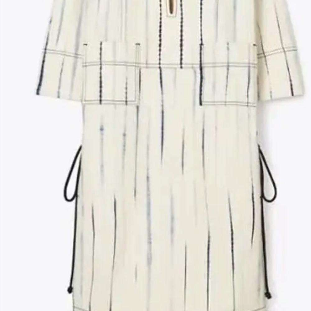 Tory Burch Wavelength Tie Dye Denim Dress Size 2